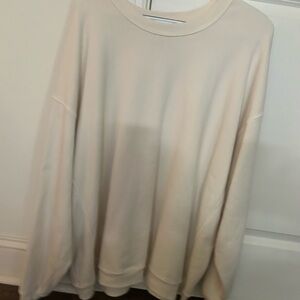 Daily Drills Oversized Sweatshirt, Sand, Xsmall/small GUC (few faint spots)